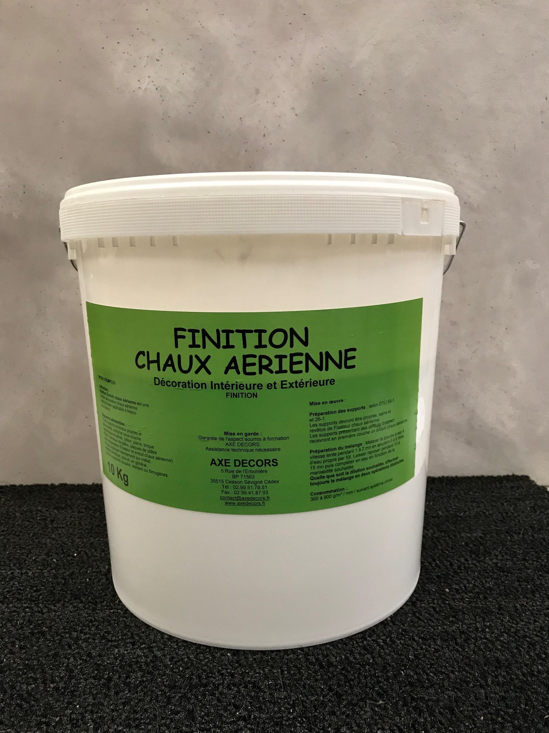 FINITION CHAUX AERIENNE – AXE DECORS